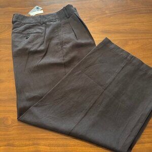 NWT Madewell Harlow Wide-Leg Pant in Drapey Twill in Dark Carob Size P6
